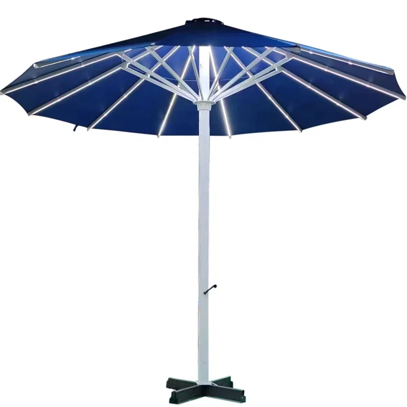 

Big Diameter Outdoor Beach Aluminum Garden Parasol Umbrella Large Size Sun Garden Parasol Umbrella