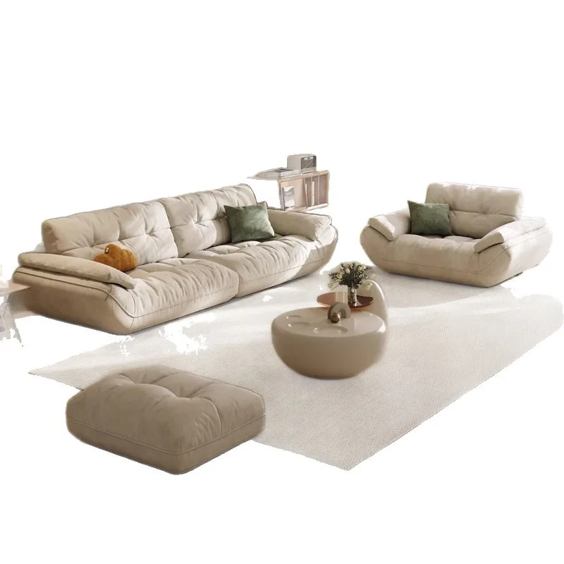 

Cat scratching cloth household sailboat cream wind simple modern light luxury living room small apartment cloud sofa straight