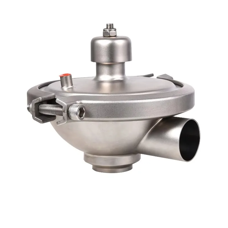 صمام تنظيم الضغط المستمر الصحي من الفولاذ المقاوم للصدأ SS304 SS316L
