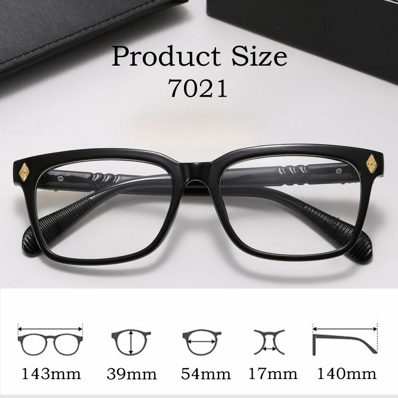 Xbora Trendy Classic TR90 Black Glasses Frame Retro Square Ladies Eyewear Fashion Luxury Prescription Eyeglasses Men 7021 2271