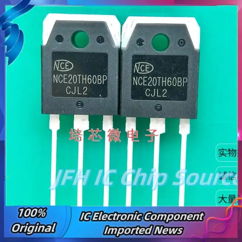 10PCS  NCE20TH60BP  IGBT TO-3P 20A/600V  Best Quality Stock