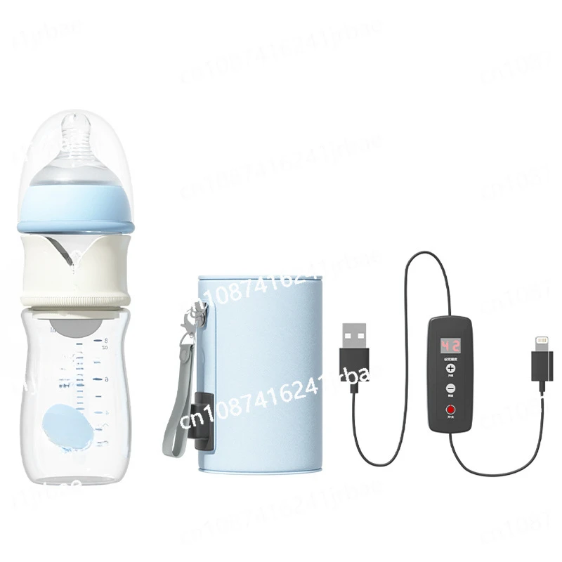 

USB Universal Smart thermostat for 150mL-300mL newborn baby bottles Removable/washable Easy to carry outside