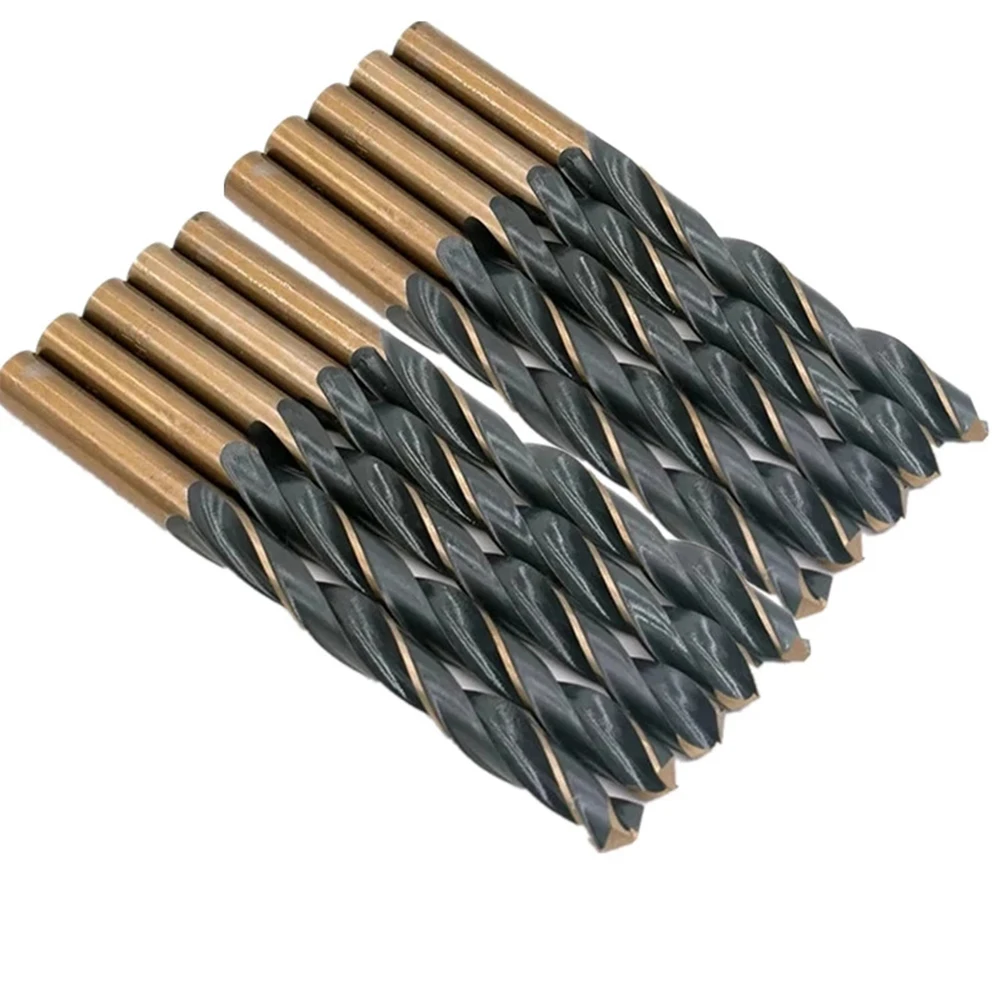 Coated Twists Drill Bit 3mm To 10mm High-Precision Auger Bit Set For Wood Metal And Plastic Drilling Tool Accessories