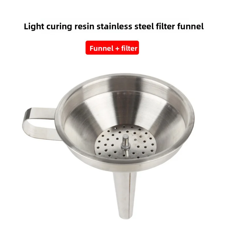 

1 шт., расходные материалы для экрана фильтра из светочувствительной смолы, переработка металлических воронки из нержавеющей стали, инструменты