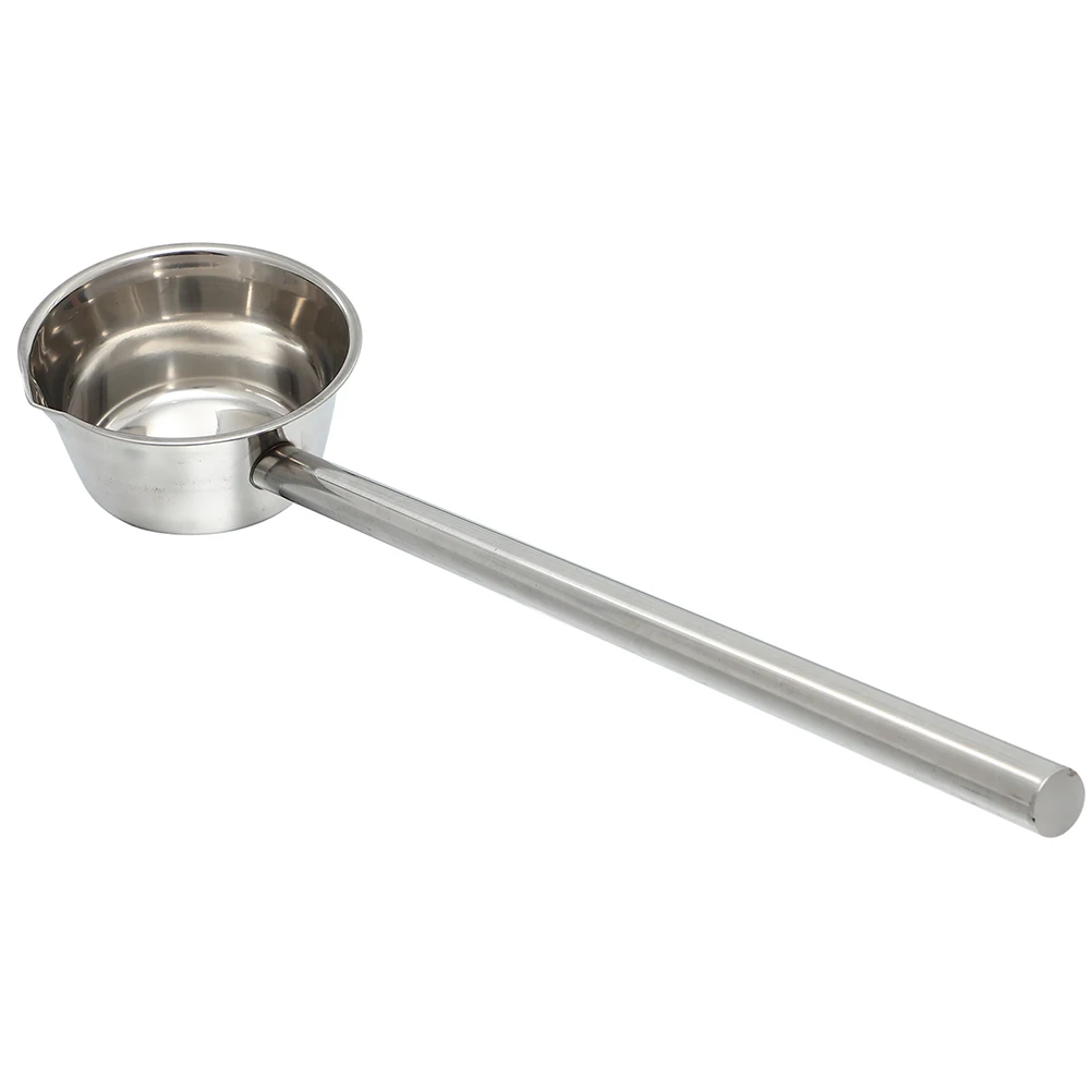 

Stainless Steel Large Capacity Water Dipper Extended Handle Ladle Scoop Kitchen Garden Vegetable Pour Spout Long Spoon