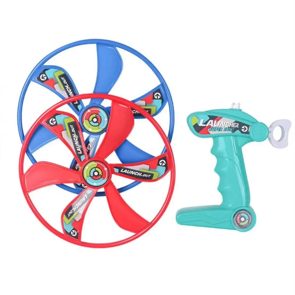 Interactive Launcher Spinner Pull Flying Ripcord Rotating Atmosphere Prop Ripcord Sky Spin Educational Cartoon Dragonfly