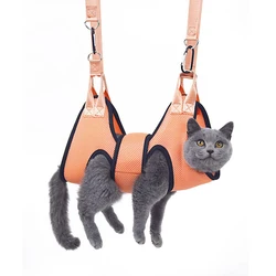 Cat Grooming Hammock Fixed Bath Bag for Nail Cutting Anti Scratch Cat Trimming Restraint Bag Pet Beauty Hanging Pet Supplies