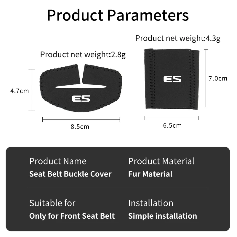 2Set Car Seat Belt Buckle Protectors Seat Belt Plug Clip Protectors For Lexus CT ES GS NX IS250 CT200h IS300h ES300h RX400 IS200