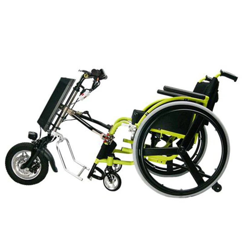 Coofull 12 16 Inch 36V Electric Attachment Handbike for Wheelchair Electric Wheelchair Attachment Trailer Handcycle Handbike view 2