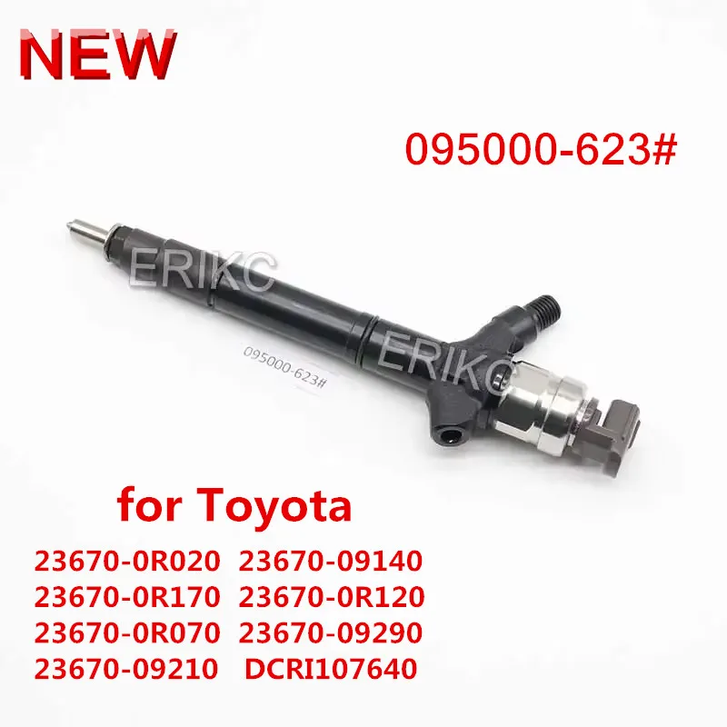 095000-6230 Fuel Injection Sprayer 23670-0R020  23670-09140 Diesel Injector Assembly for Toyota RAV4 Corolla Verso 2.2 2AD-FTV