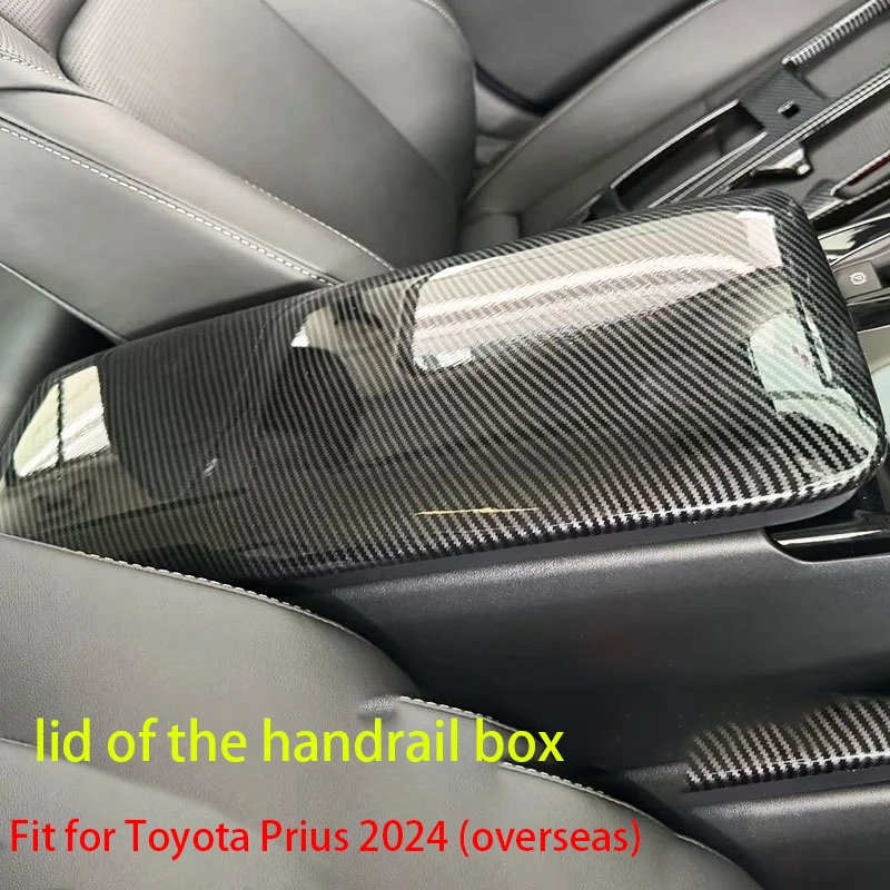 

For Toyota Prius 2024 Center Console Armrest Cover Trim Sticker