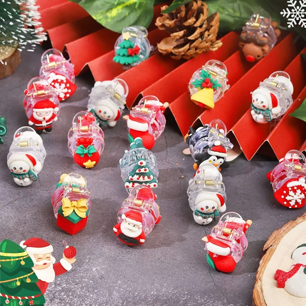 

Accessories Side Bangs Clip Jewelry Gift Hairwear New Year Christmas Hair Clip Mini Hair Claw Korean Style Barrette Hair Crab