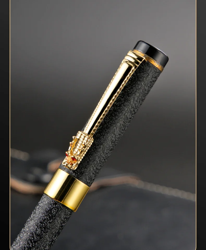 1 Pc Scrub Metal Pen, Lridium Tip Medium Size 0.5mm, Office School Students for Men and Women Daily Writing Best Fountain Pen,