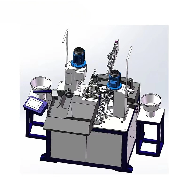 New  Fully Automatic Double Head Wire Cutting Stripping Crimping Machine for Loose Insulated Terminals 1200-1600