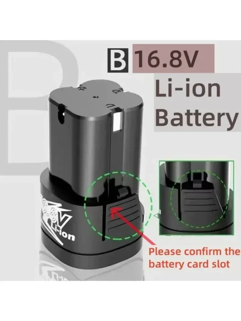 100% جديد 16.8 فولت 3500 مللي أمبير بطارية ليثيوم أيون قابلة للشحن B نوع ل مفك البراغي اللاسلكي الحفر الكهربائية طاحونة زاوية صغيرة أدوات كهربائية #4