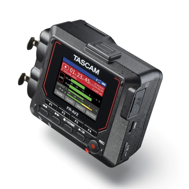 Tascam Fr-av2 Professional 2-channel Audio Recorder With 32-bit Float And Dual Ad Converters For Recording