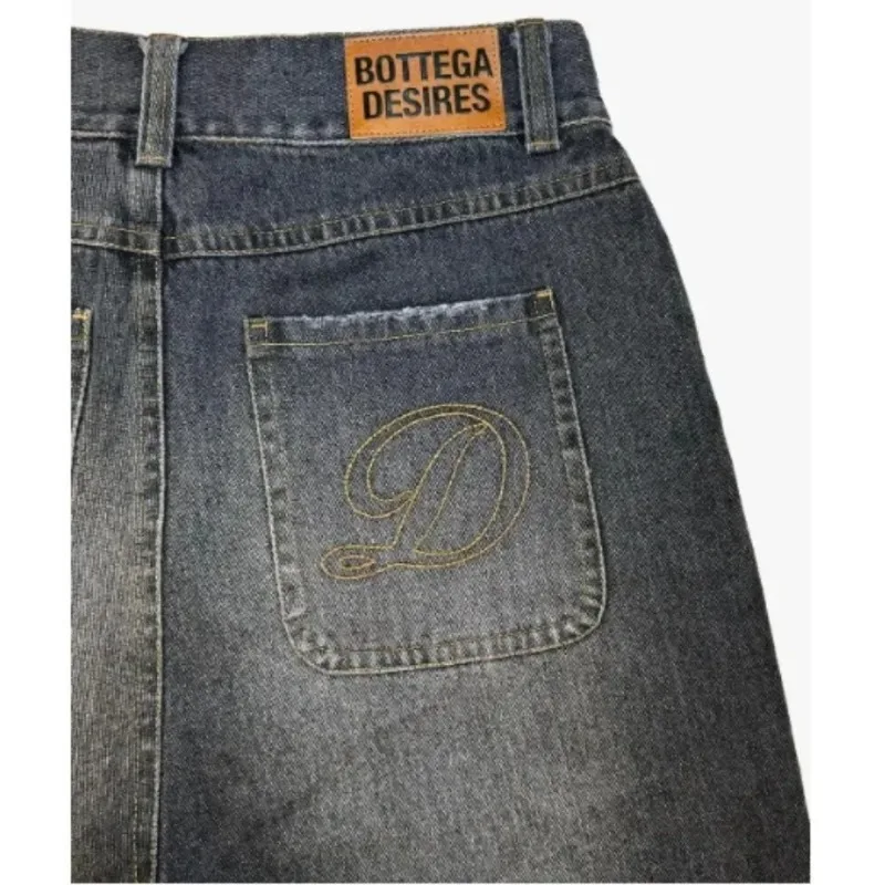 American New Letters Denim Shorts Y2k Street Retro Harajuku Hip Hop Summer Fashion Shorts Streetwear Unisex for Mens Womens