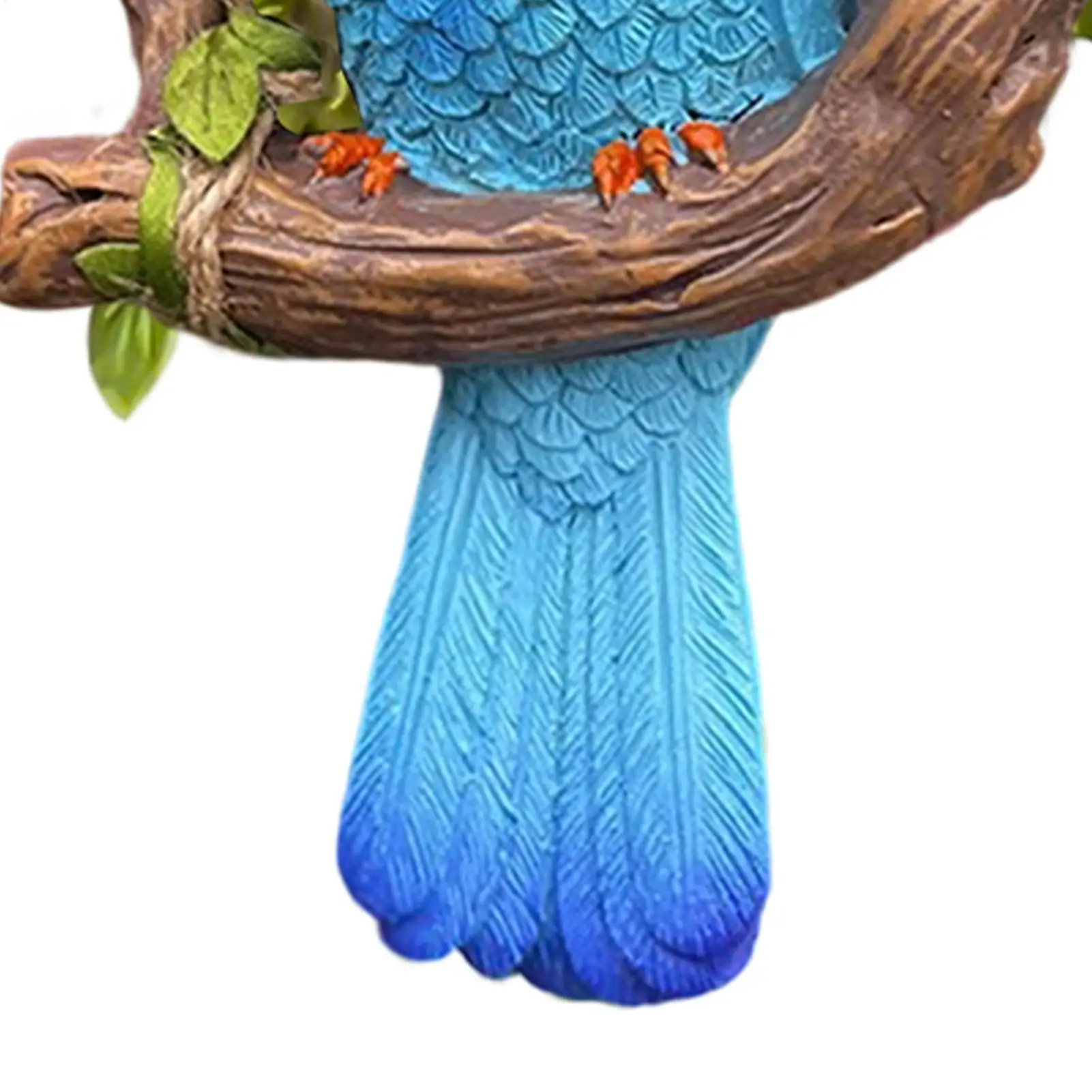 Bird Figurines Tropical Waterproof UV Resistant Decorative Bird Art Collectible Figurines For Outdoor Patio Porch Garden Yard