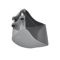 Double E EC160E S011-001 Metal Bucket Without Teeth For 1/14 RC E010 E111 Excavator 100mm Wide Bucket