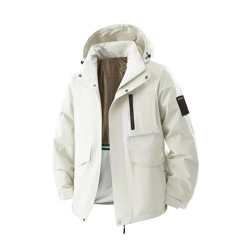 8XL Mans Jacket  With Graphene &  Mink Fleece Dual Thermal Lock Technology, 3-Protection Windbreaker For Man