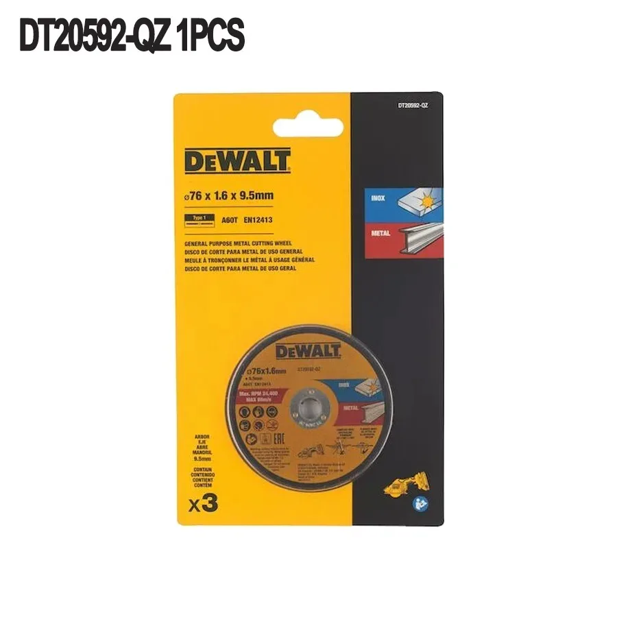 DEWALT DT20590 DT20591 DT20592 76MM Cutting Blades Compatible with DCS438 Reciprocating Saw Multifunctional Saw Blade