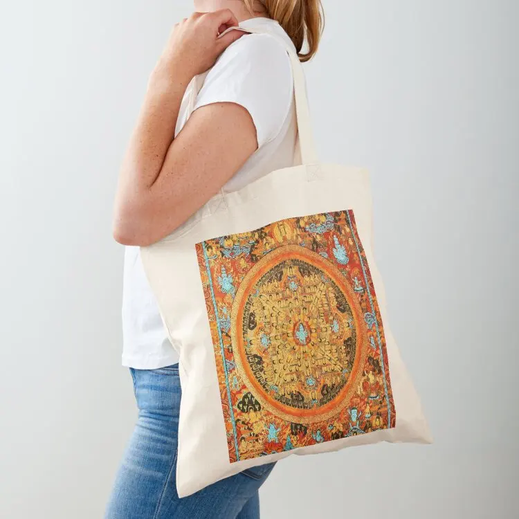 

Buddhist Mandala Ashta Bhairava Thangka 45 Tote Bag tote bag women hand bag canvas tote shopping