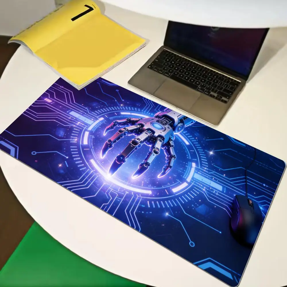 Extra-large gaming mousepad, mechanical awakening, high-definition computer office gaming desk mat, rubber anti-slip XAXC