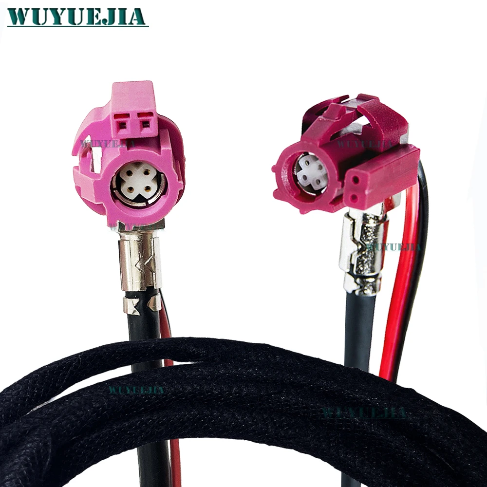 0.1~10M Video Cable HSD LVDS Line Kabel Retrofit HSD 4+2Pin D Female to 4+2 Core H Female Jack Connector For BMW F10 F15 F20 F30
