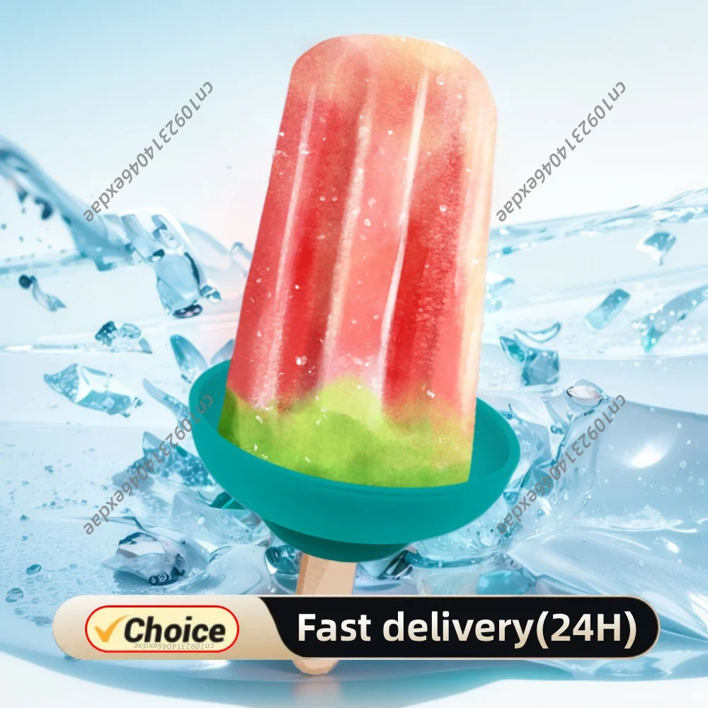 Drip-Proof Popsicle Rack Silicone Anti-Drip Ice Cream Bracket Reusable Portable Popsicle Protector for Summer Kids Ice Cream