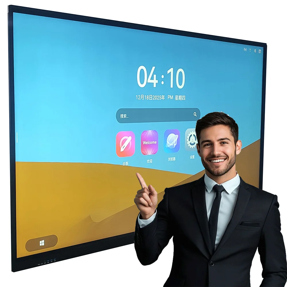65 Inch  Anti Glare School Application Touch Screen Computer Interactive Whiteboard