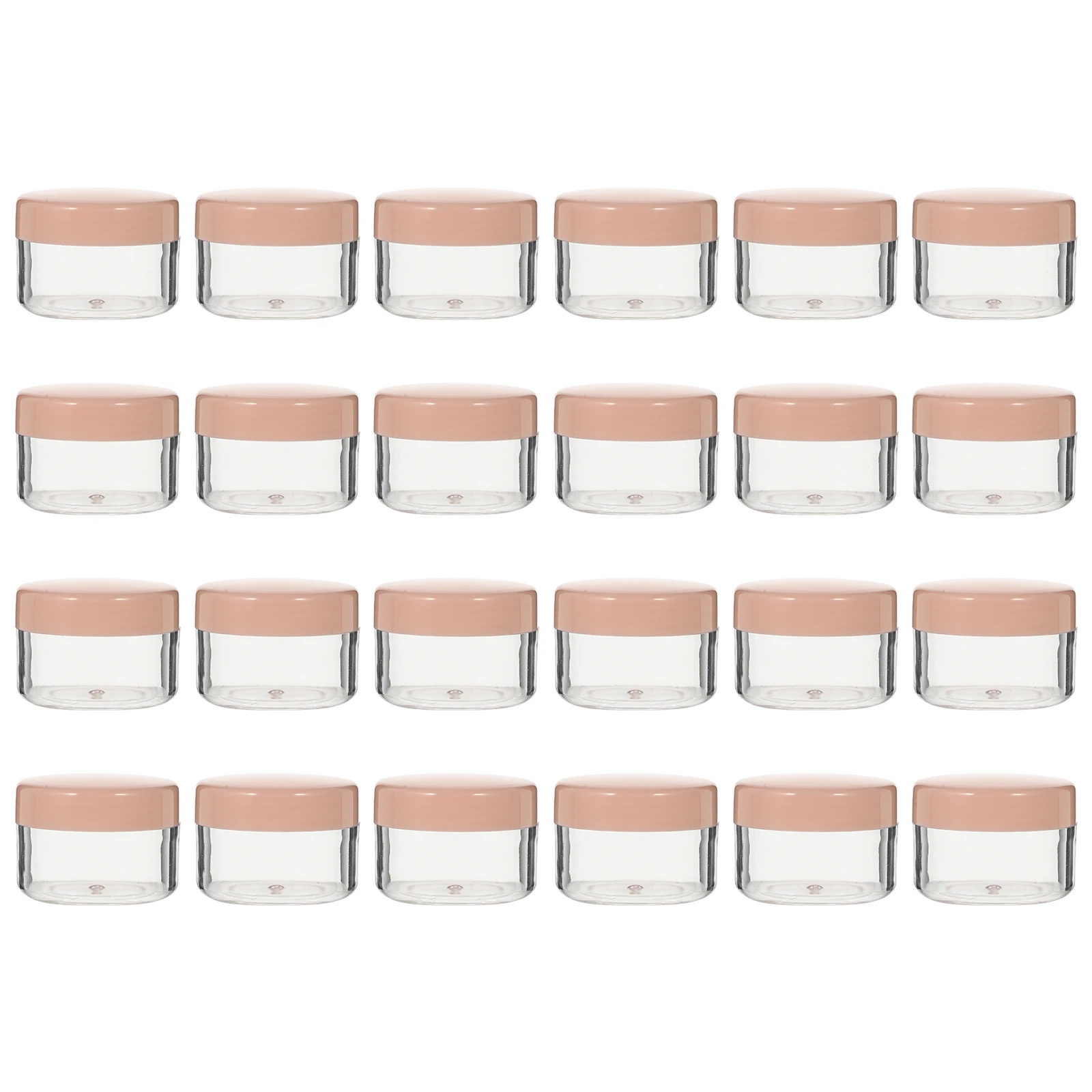 

24pcs Empty Cream Bottles Facial Mask Sample Travel Lotion Containers Leak Proof Portable Sub Boxes Refillable Skin