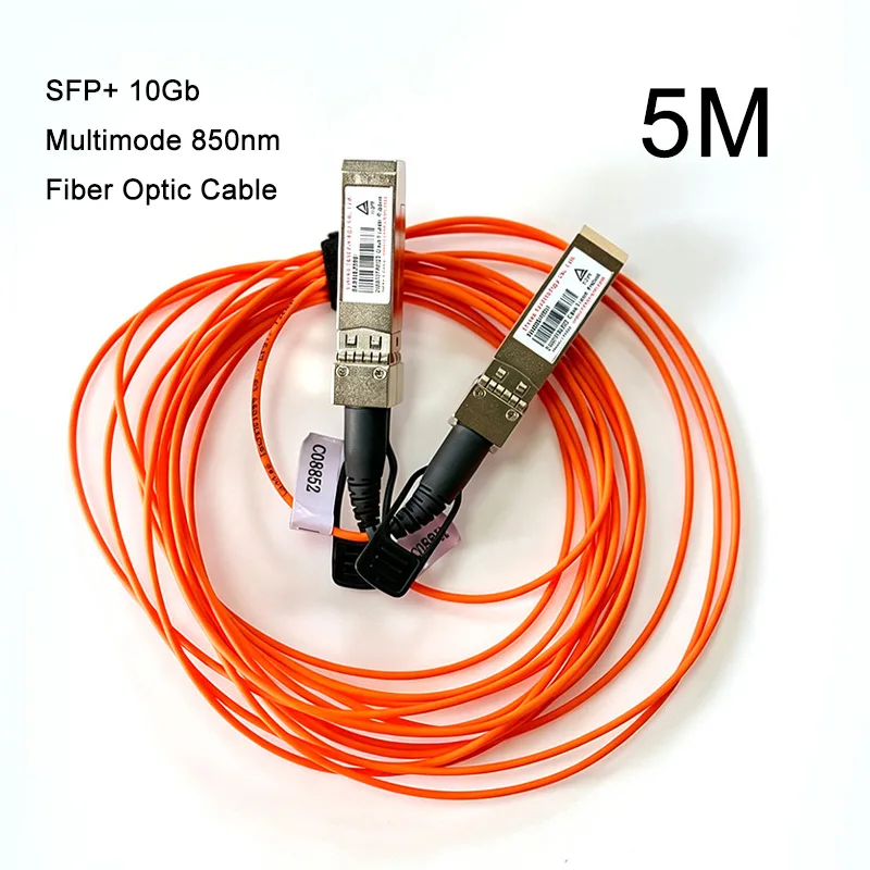 SFP 25Gb/10Gb Multimode Fiber Optic Cable 850nm 5M Cable LC SFP+10G-AOC Optical Cable F MikroTik H3C Huawei Fiber Optical Switch
