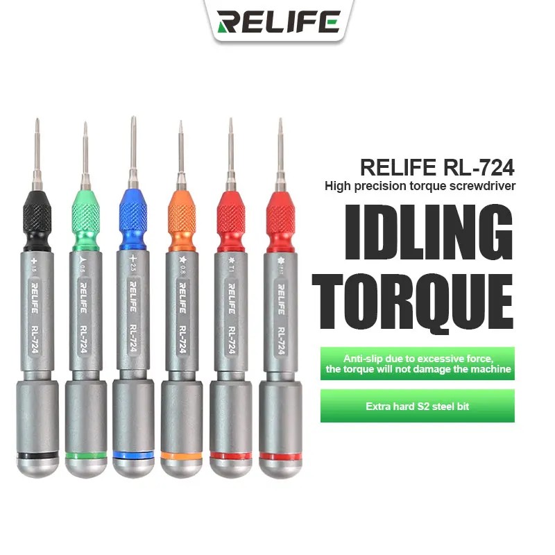 RELIFE RL-724-IP17 High Precision Torque Screwdriver Strong Magnetic Adsorption Disassembling Phone Equipment Maintenance Tool