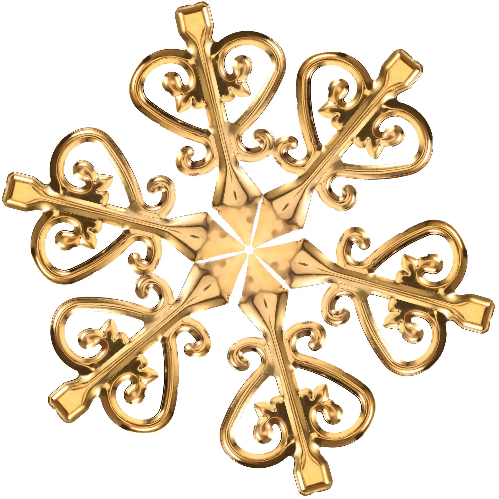 

6 шт. декоративных наконечников для забора из нержавеющей стали, алюминиевые головки-копья для садовых ограждений, защита от перелезания, для наружного применения