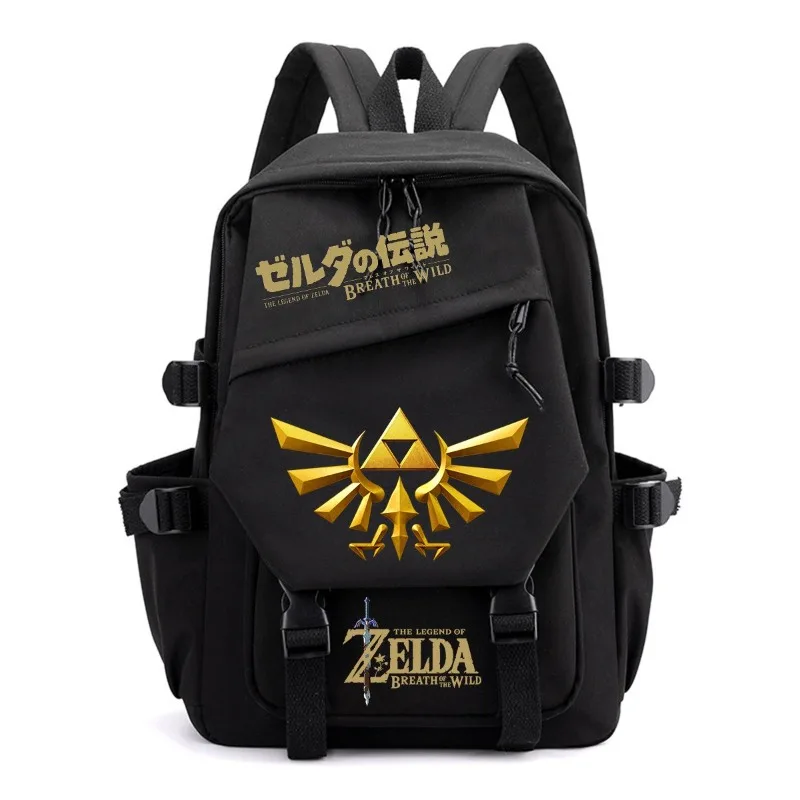 The Legend of Zelda Link Large Capacity Backpack Student Lightweight and Durable High-Value Cartoon Printed Travel Storage Bag