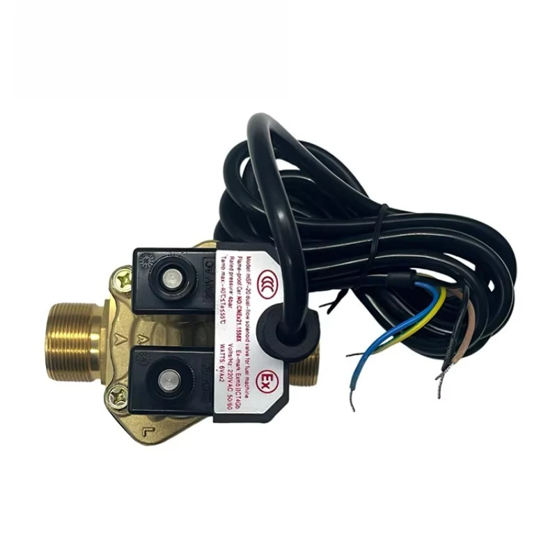 Fuel dispenser solenoid valve GY-434B is suitable for oiling equipment, brass DN20/DN25, 3/4 inch, 1 inch, ≥40L/min