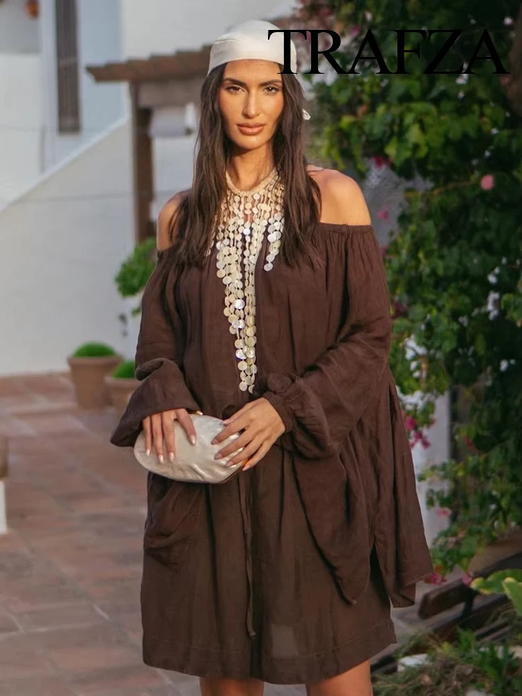 

HH женский модный топ с длинными рукавами и украшением на плечах + карманы на шнурке с эластичной резинкой на талии, мини однотонный летний короткий комплект Mujer