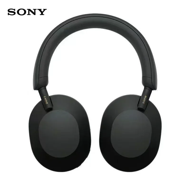 SONY WH-1000XM5 무선 블루투스 헤드폰 마이크 포함 소음 차단 헤드셋 스테레오 사운드 이어폰 스포츠 게임용 헤드폰