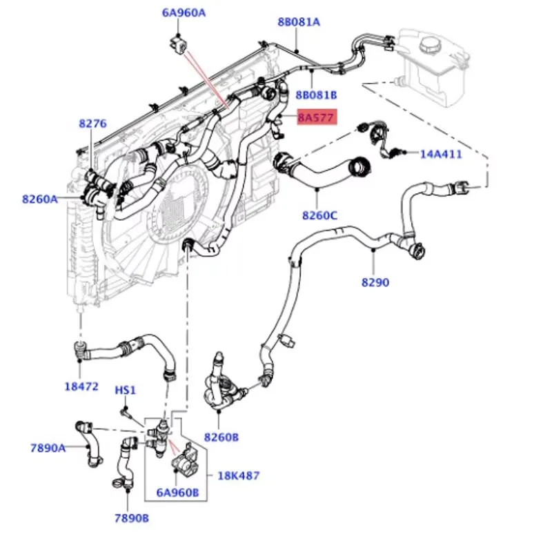 LR140607 Radiator H… - image