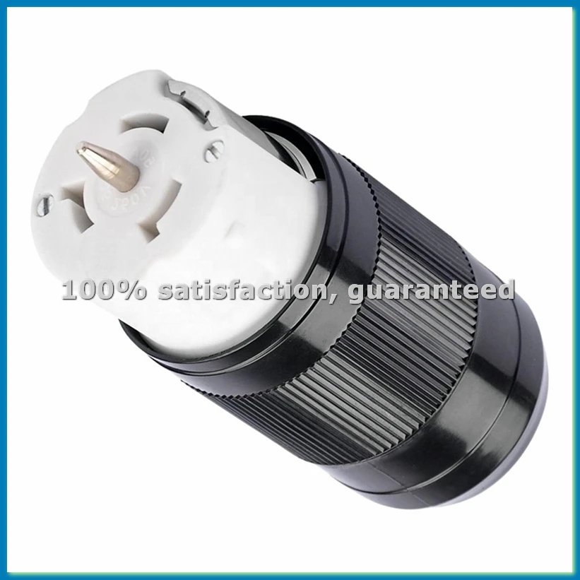 

Разъем для генератора 50 А NEMA SS2-50R, 4-контактный прямой разъем, 3-полюсный, 4-проводный, с заземлением, 125В/250В-ABWY