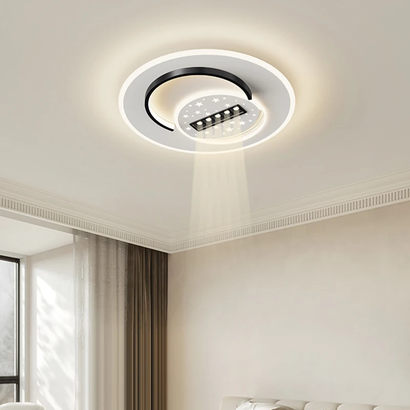 

New Eye Protection Full Spectrum Ceiling Lamp Simple and Modern Combination Whole House Package With Spotlight Living Room Lamp