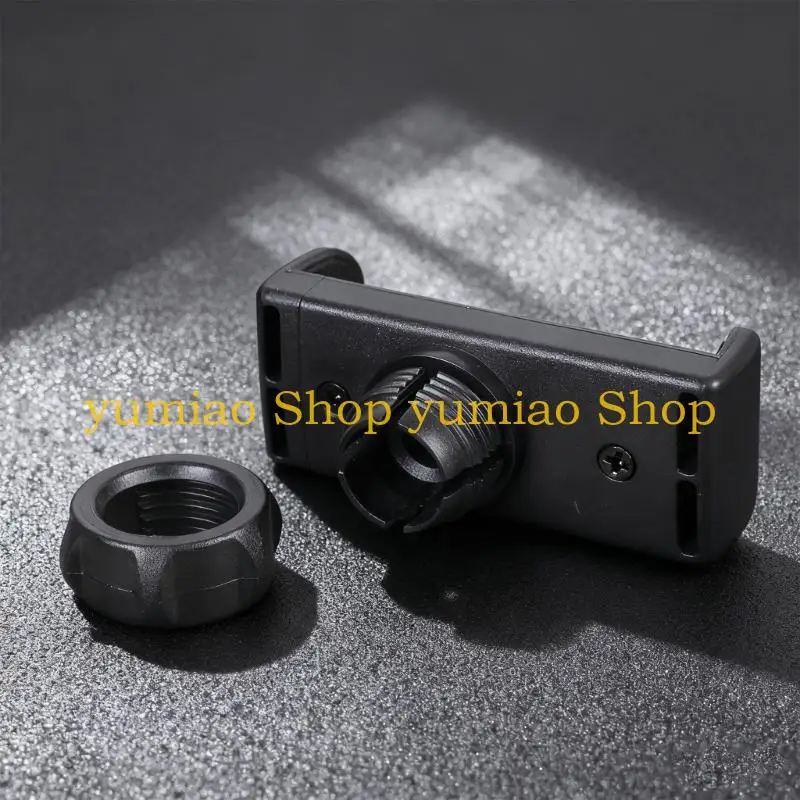 587B Pack of 2 Ball Socket Phone Clip Mount Holder Bases For Smartphones 4.5 7 Inches