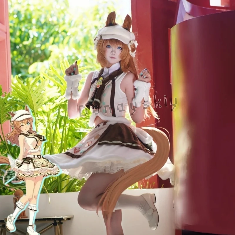 

Pretty Derby Taiki Shuttle Valentine's Day Cosplay コスプレ Anime Sweet Dress Female Roleplay Halloween outfits Women Dress party