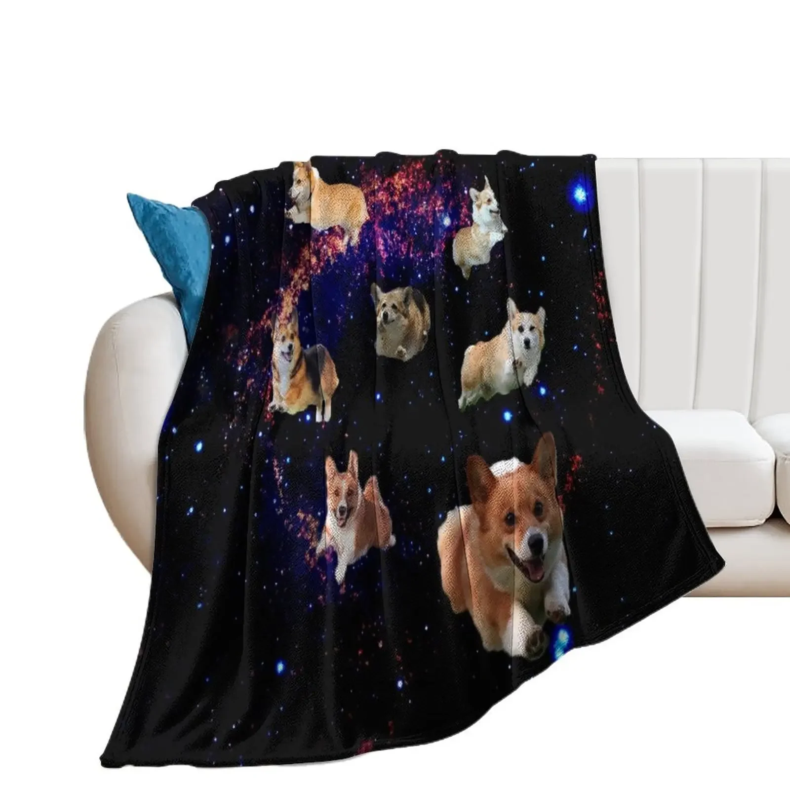 

Плед Space Corgis, модное постельное белье, одеяла