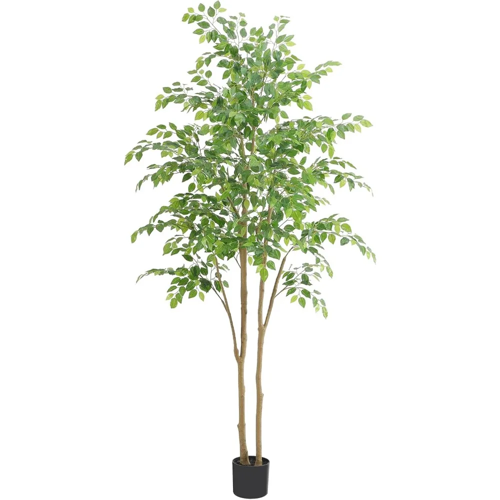 

Tall UV Resistant Artificial Banyan Tree, 7-foot (84 Inch) High Realistic Textured Potted Fake Banyan Tree