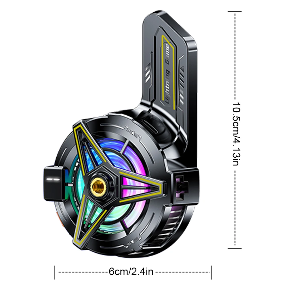 Smartphone Cooler Cooling Pad Enhanced Heat Dissipation Mobile Phone Semiconductor Cooler Magnetic/Back Clip Phone Radiator