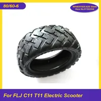 10 Inch Scooter Tire 80/60-6 Tubeless for KUGOO M5 Solar P1 Jueshuai X700 X750 FLJ C11 T11 Electric Scooter Parts & Accessories