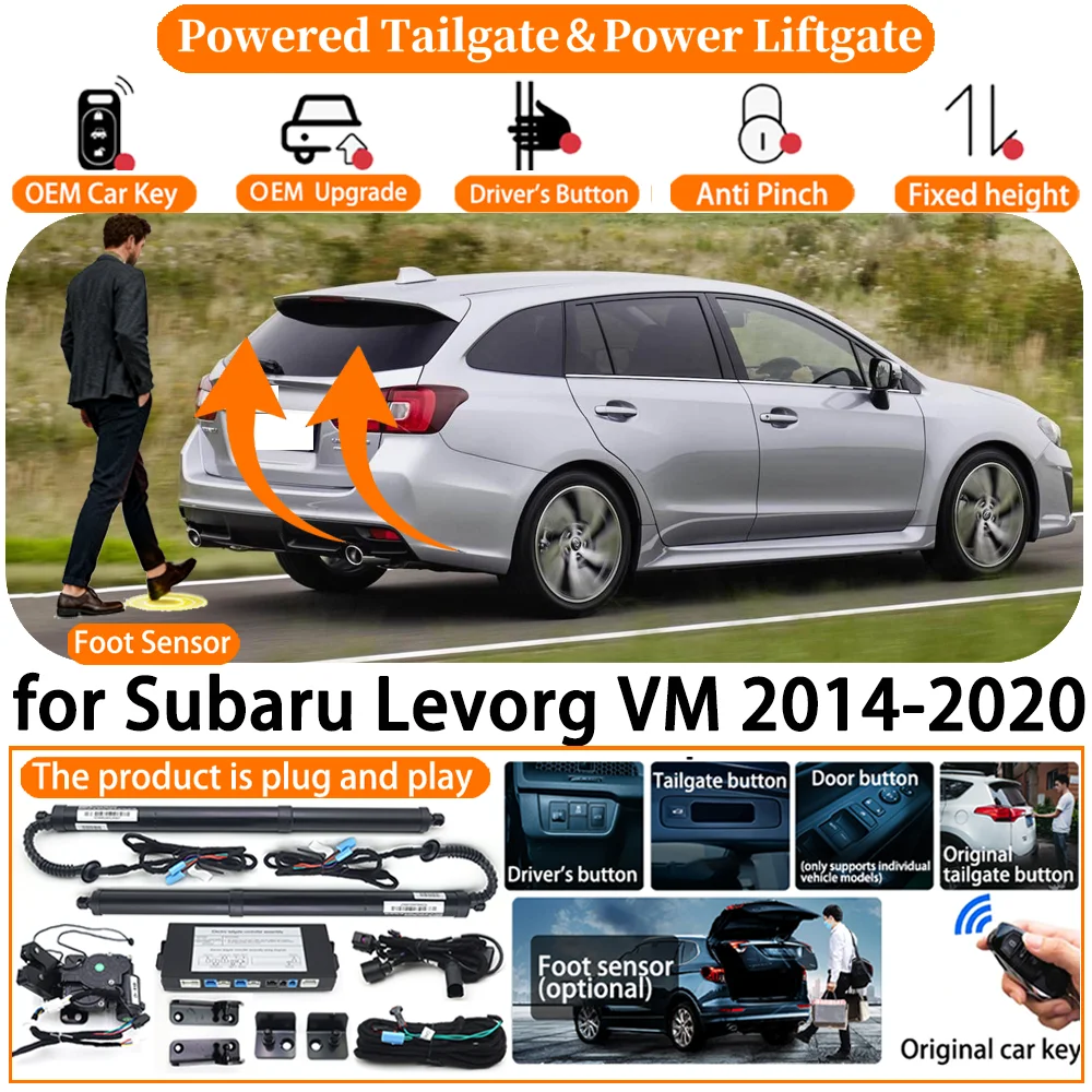 

ZhuCamX Car OEM Smart Powered Tailgate system for Subaru Levorg VM 2014-2020 Automatic Electric Power Tailgate Strut kit
