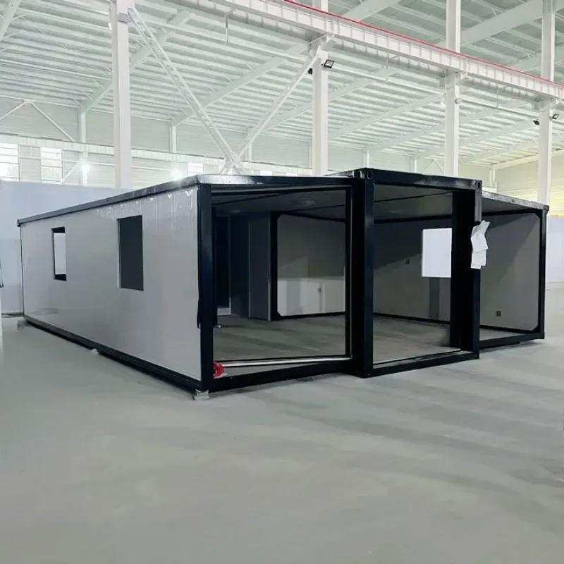 40 FT Waterproof Container House Expandable Mobile Home Caravan Prefab Luxury Tiny Modular Homes 3 Bedroom on Wheels for Sale