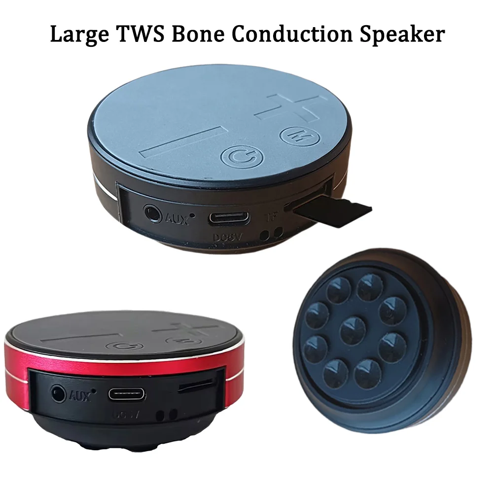 

Hot TWS Bone Conduction Speaker Wireless Bluetooth Speakers Support TF Card Play Music Subwoofer Stereo Sound Box Dropshipping